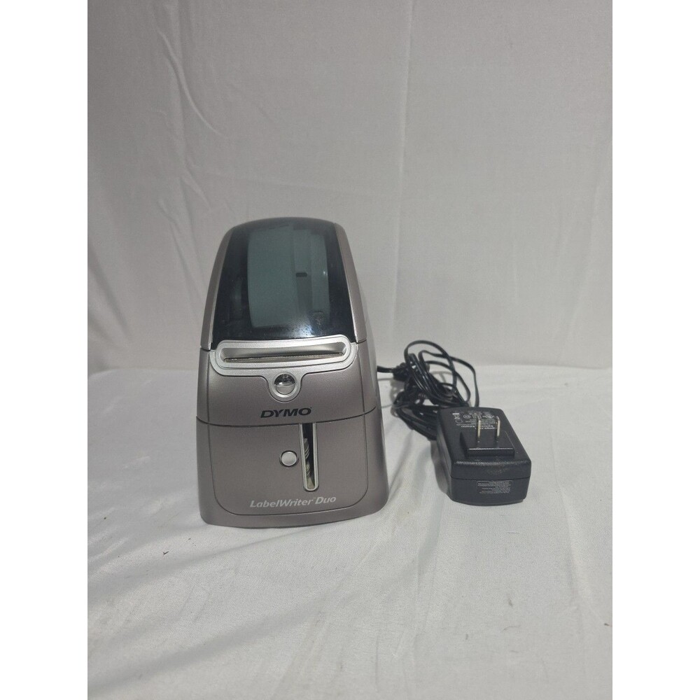 Dymo Label Writer Duo 93105 Label Printer w/ Cables Tested Working